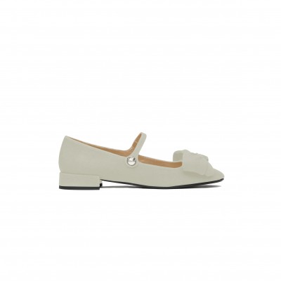 VALENTINO GARAVANI BOWJANE MARY-JANE BALLERINA IN CREPE FABRIC 20MM 5W0S0KI3JIV_0ND